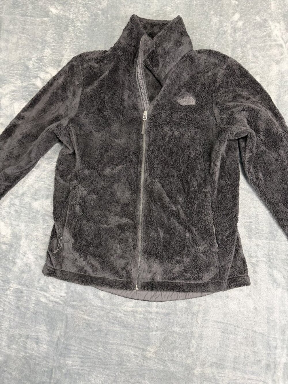 The North Face Osito 2 Womens Gray Full Zip Fleece Jacket L